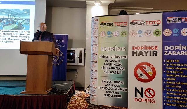 Halterde antrenör vize gelişim ve doping semineri Antalya'da yapıldı