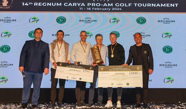 14. Regnum Carya Pro-Am Golf Turnuvası, Antalya'da tamamlandı
