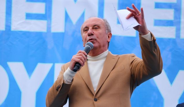 Memleket Partisi Genel Başkanı İnce, partisinin Tekirdağ belediye başkan adaylarını tanıttı