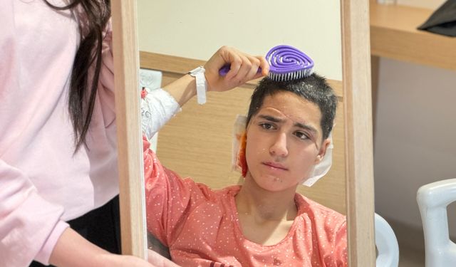 Genç kızın kopan saçlı derisi, Konya'da 8 saatlik operasyonla yerine dikildi