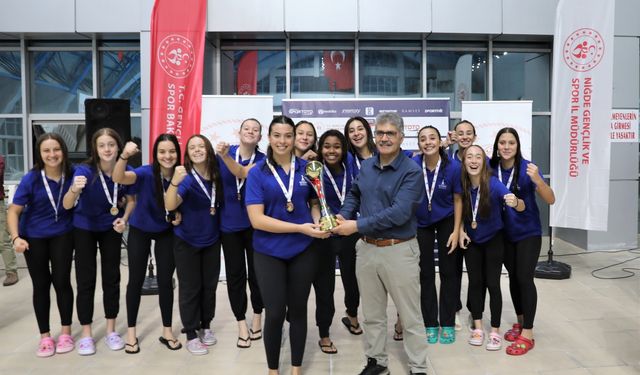 19 Yaş Altı Kadınlar Sutopu Türkiye Şampiyonası, Niğde'de tamamlandı