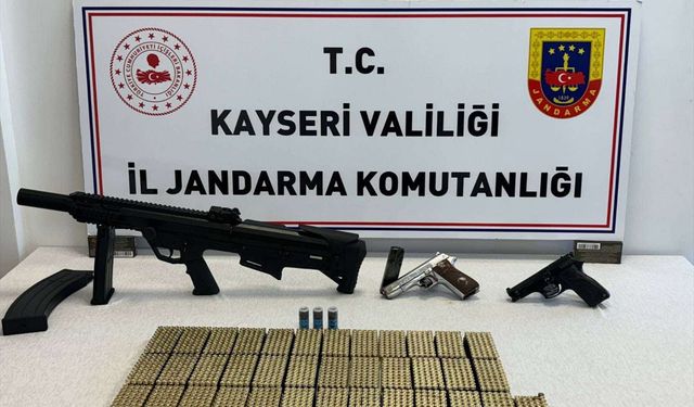 Kayseri'de yasa dışı silah ve mühimmat ticareti yapan şüpheli yakalandı