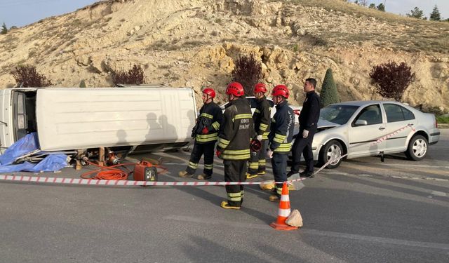 Konya'daki trafik kazasında 1 kişi öldü, 3 kişi yaralandı