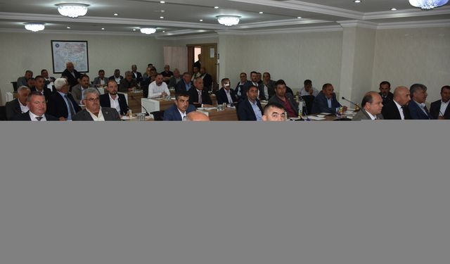 Niğde'de Köylere Hizmet Götürme Birliği Olağan Toplantısı yapıldı