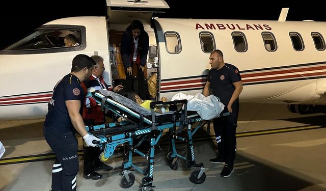Şırnak'ta rahatsızlanan çocuk ambulans uçakla Ankara'ya sevk edildi