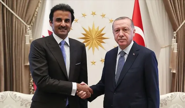 Cumhurbaşkanı Erdoğan, Katar Emiri Al Sani ile görüştü