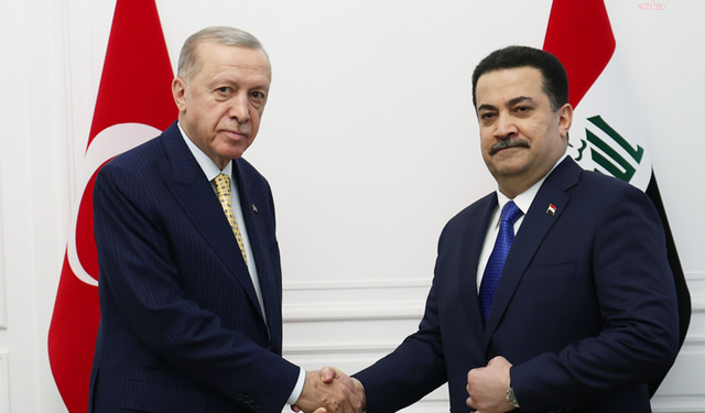 Cumhurbaşkanı Erdoğan, Irak Başbakanı Sudani ile bir araya geldi