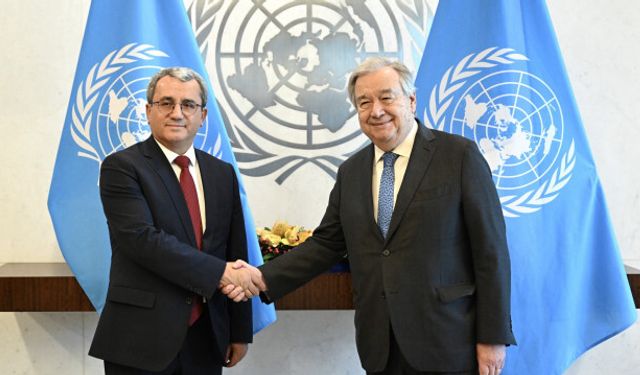 Türkiye'nin BM Daimi Temsilcisi Yıldız Guterres'e atama mektubunu takdim etti