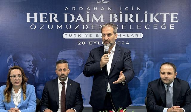 AK Parti Genel Başkan Yardımcısı Şen, Ardahan'da konuştu: