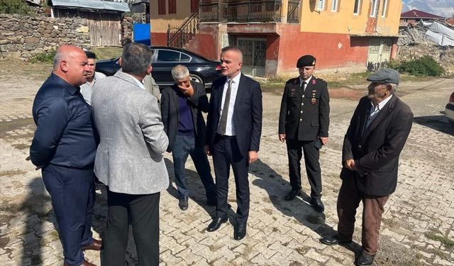 Orta Kaymakamı Minuz'dan köy ziyareti