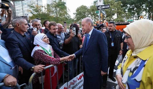 Cumhurbaşkanı Erdoğan, New York temaslarına başladı