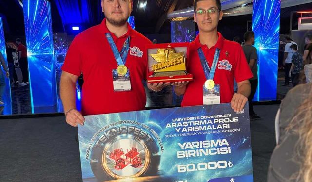 Atatürk Üniversitesi öğrencileri TEKNOFEST'te 3 dalda derece aldı