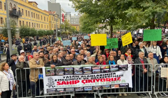 Trabzon'da nükleer tesis karşıtı miting: Bizi felakete sürüklüyorlar