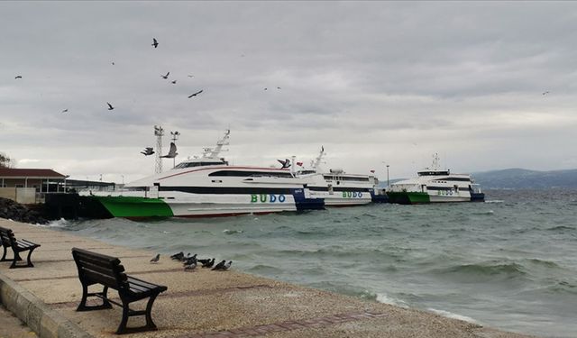 Bursa Deniz Otobüslerinin 2 seferi iptal edildi