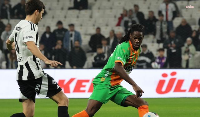 Beşiktaş, Alanyaspor ile 1-1 berabere kaldı