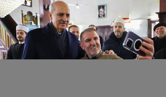 TBMM Başkanı Kurtulmuş, Üsküp'te tarihi Türk çarşısını ziyaret etti