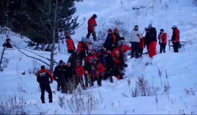 Erzurum'da Palandöken Dağı'nda çığ düşmesi sonucu bir sporcu hayatını kaybetti