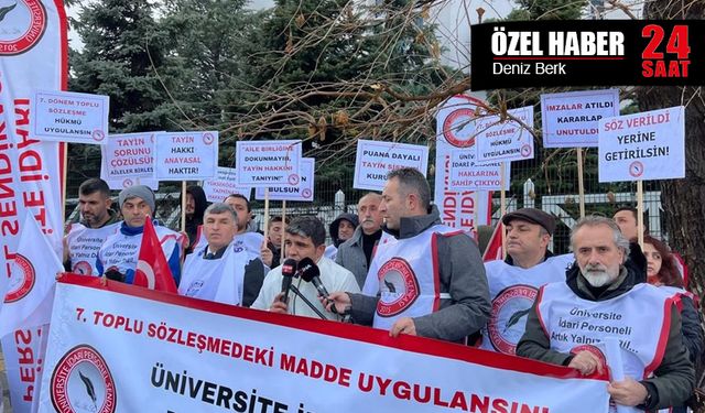 Üniversite idari personelinin "tayin hakkı" mücadelesi sürüyor