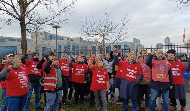 Polonez işçileri, Anadolu Adliyesi önüne yürüdü