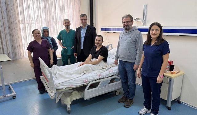 Giresun'da hastanın mesanesinden 370 gram taş çıkarıldı