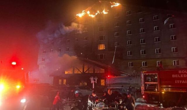 Kartalkaya'da otel yangını: 3 ölü, 11 yaralı