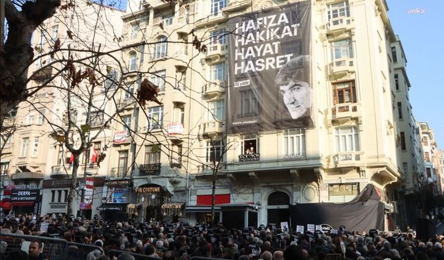 Hrant Dink, 18 yıl önce vurulduğu yerde anıldı