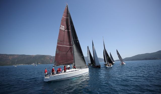Yat yarışlarında Marmaris MIYC Kış Trofesi'nin 4. ayağı başladı