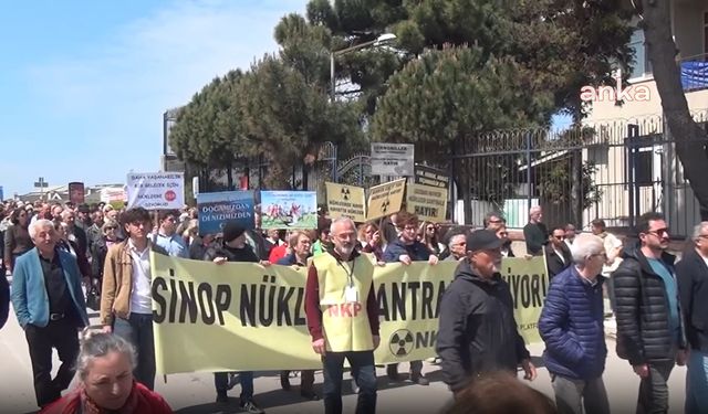 Nükleer santral projesine karşı Sinoplulardan yürüyüş