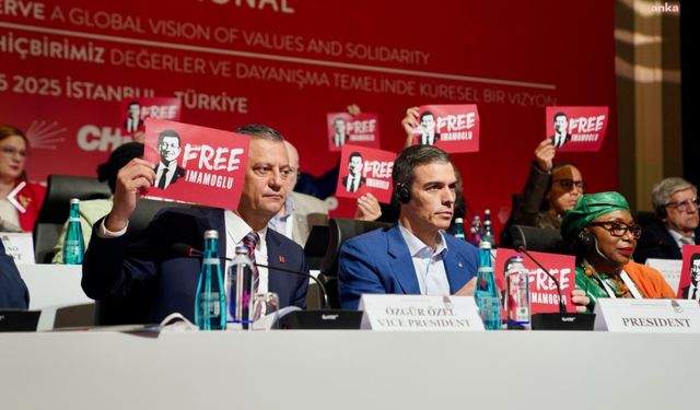 İmamoğlu’nun mektubu Sosyalist Enternasyonal’de okundu: “Siyasi tutukluyum çünkü milyonlarla demokrasi talep ettik”