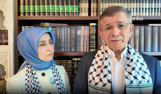 Davutoğlu çiftinden Gazze çağrısı: 'Refah Kapısı’nda buluşalım'