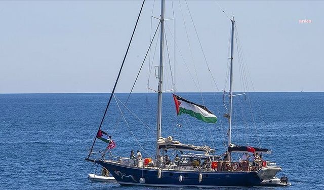 Gazze’ye insani yardım taşıyan "Madleen" gemisi 6 gündür yolda