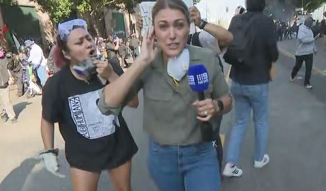 Los Angeles'taki protestolarda bir muhabir vuruldu