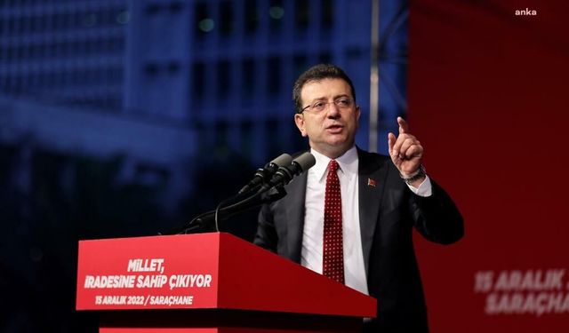 İmamoğlu’ndan’ YENİ Parti’ye destek’ çağrısı