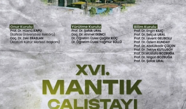 Mantık Çalıştayı Kars’ta başlıyor: Türkiye'nin dört bir yanından bilim insanları bir araya gelecek