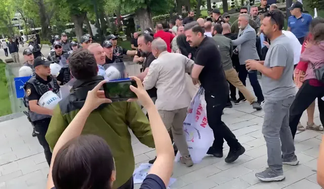Özel sektör öğretmenlerinin Ankara eylemine polis müdahalesi: Sendika Başkanı gözaltına alındı