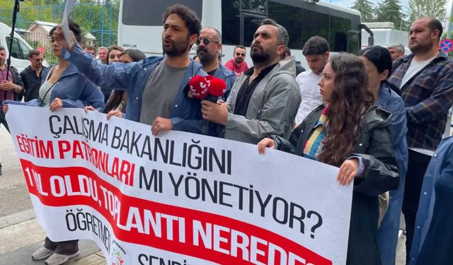 Bakanlık önündeki eylemde gözaltına alınan 9 öğretmen serbest bırakıldı