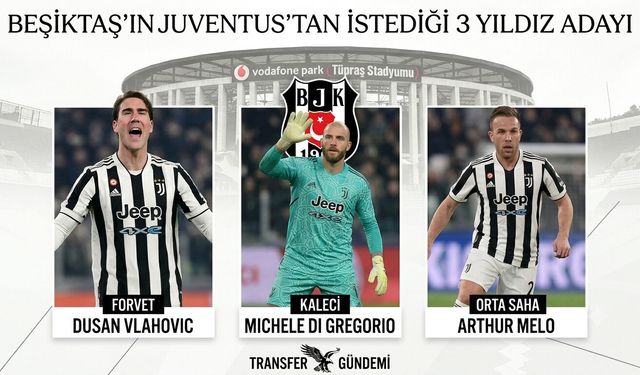 İtalyanlar duyurdu: Beşiktaş, Juventus’tan 3 ismin peşinde