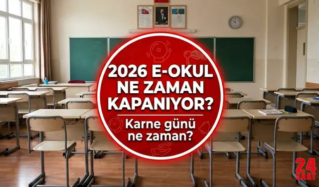 E-Okul Öğretmen Girişi Not Sistemi Hangi Tarihte Kapanıyor? 2026 MEB Takvimi Netleşti mi? Karne günü ne zaman?