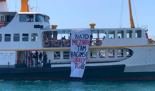 NATO Parlamenter Zirvesi'ne protesto: 4 kişi gözaltına alındı