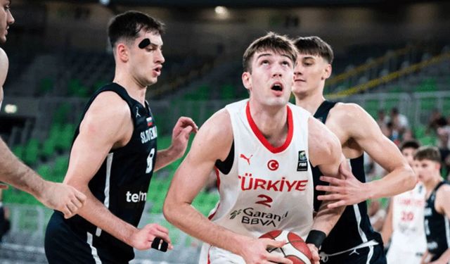 U20 Milli Basketbol Takımı, çeyrek finalde Slovenya'ya mağlup oldu