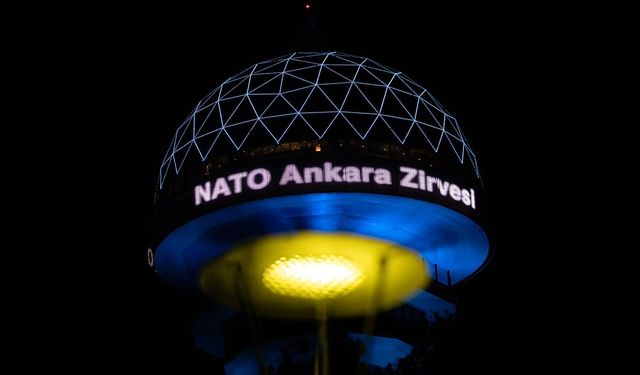 Atakule’ye NATO Zirvesi için özel aydınlatma