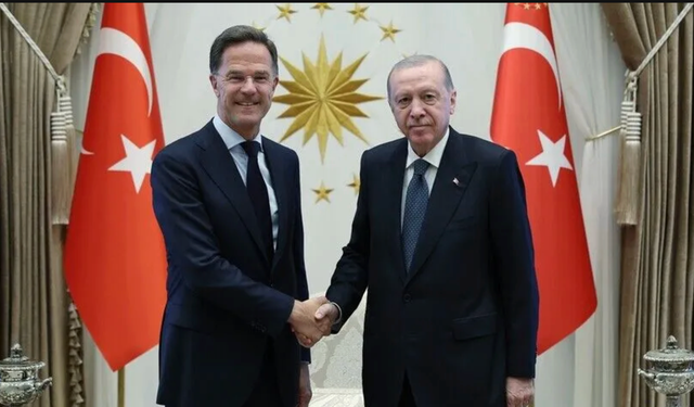Erdoğan, NATO Genel Sekreteri Rutte'yi Cumhurbaşkanlığı Külliyesi'nde kabul etti