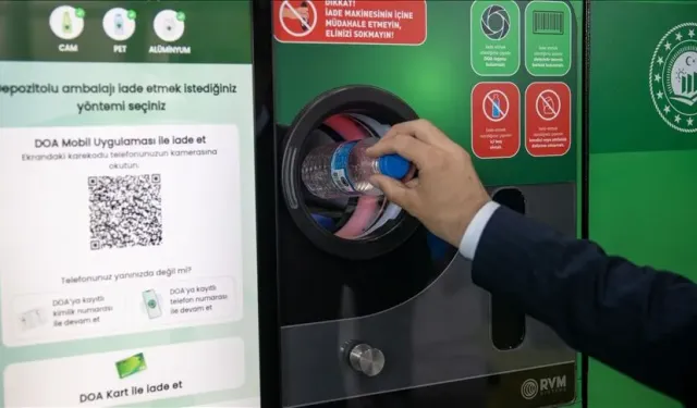 Depozito iade sisteminin ilk gününde 1,5 milyon ambalaj toplandı