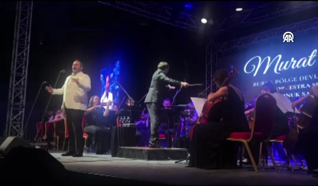 64. Uluslararası Bursa Festivali Murat Karahan'ın açılış konseriyle başladı