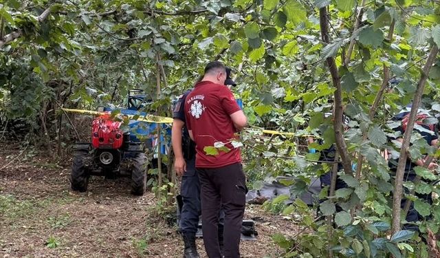 Ordu Altınordu'da kaza: Devrilen tarım aracının sürücüsü hayatını kaybetti