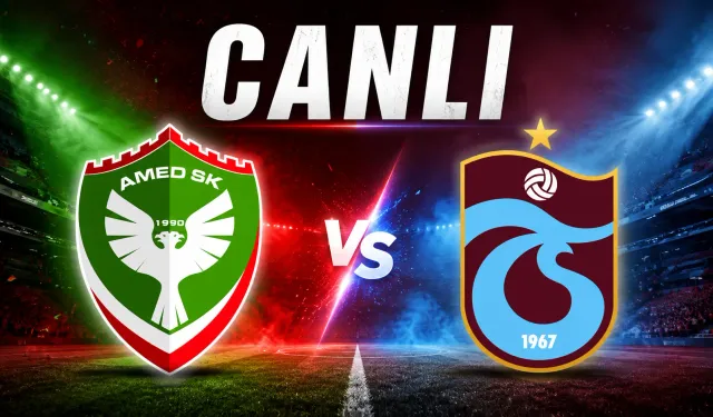 Amedspor - Trabzonspor maçı hangi kanalda, saat kaçta? Amedspor maçı canlı izle