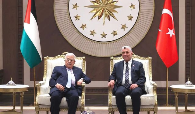 Filistin Devlet Başkanı Mahmud Abbas Türkiye'ye geldi