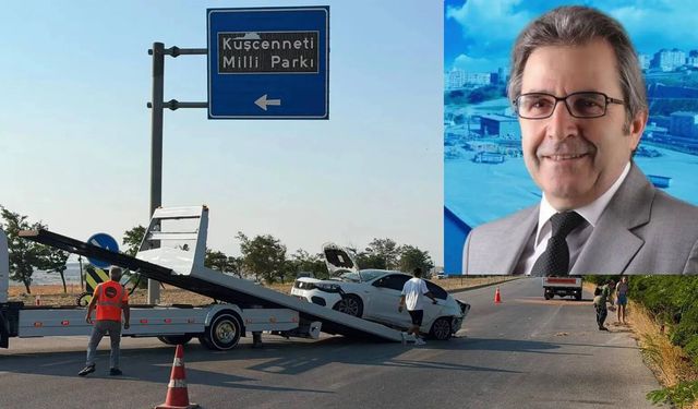 Yeni Partili Bandırma Belediye Başkanı Dursun Mirza trafik kazası geçirdi