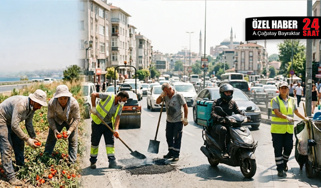 Aşırı sıcaklarda dışarıda çalışmak işçi sağlığını tehdit ediyor: "Mevzuat var ama inisiyatif işverenin elinde"