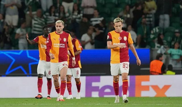 Galatasaray, Şampiyonlar Ligi’nde Sporting Lizbon’a 3-1 mağlup oldu